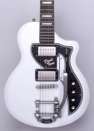 Supro David Bowie Limited Edition Dual Tone White With Bigsby
