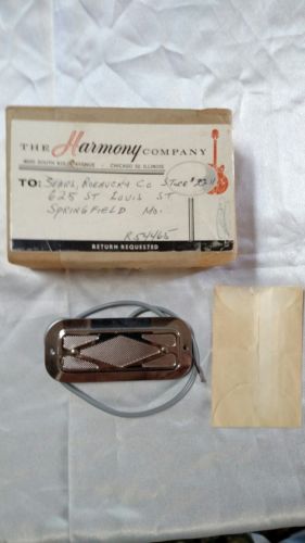 New Vintage 60's Harmony DeArmond Diamond Silverfoil Guitar Pick Up New