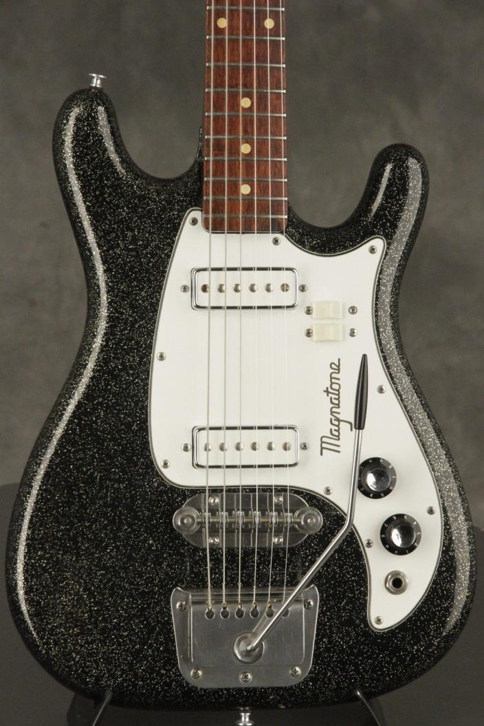 1965 Magnatone X-5 Zephyr original BLACK SPARKLE!!!