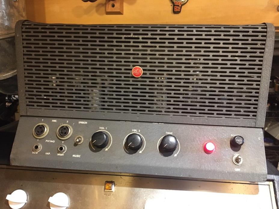 RCA MI-12224Y Tube Guitar Amplifier Head Vintage Serviced & Ready