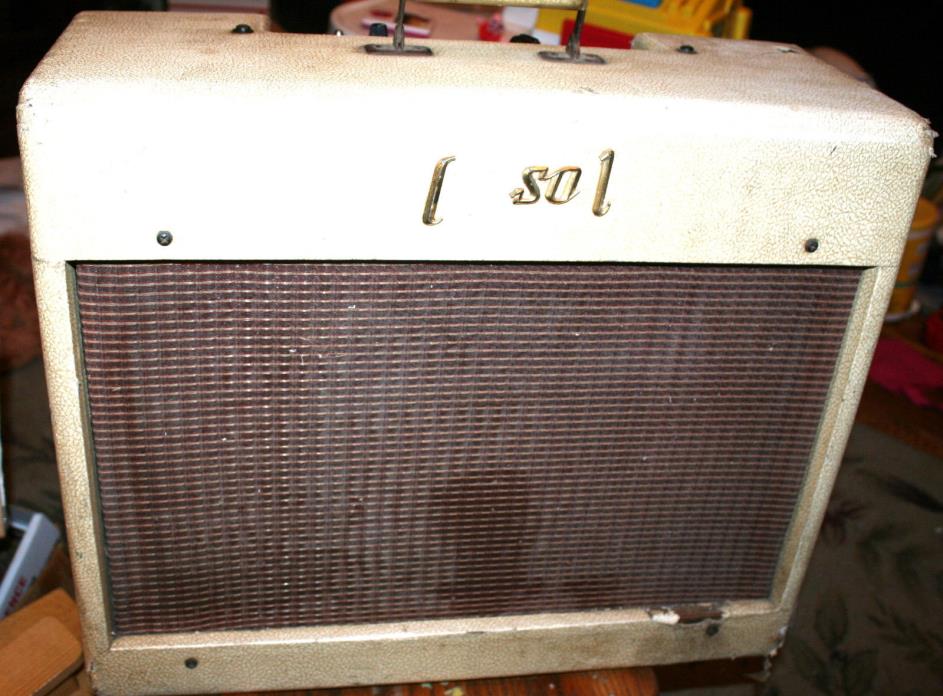 1958 Vintage Gibson Gibsonette Tube Guitar Amp Amplifier GA-8 Honest Original