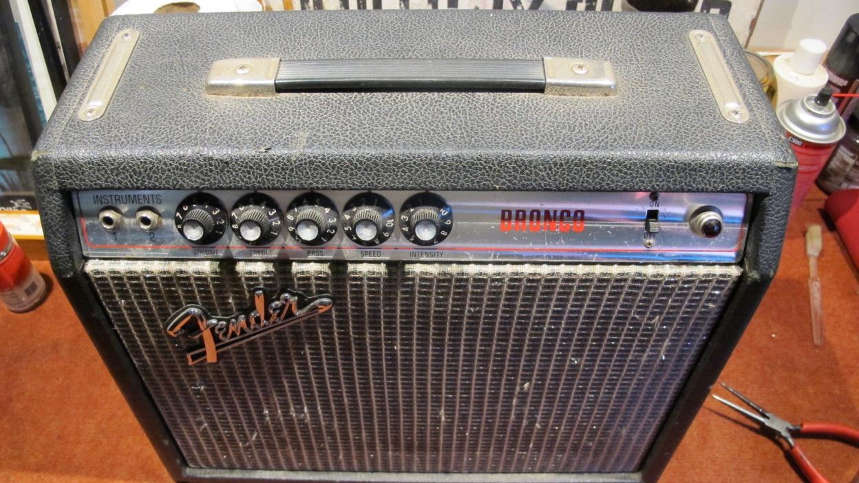 1973 fender bronco amp silverface