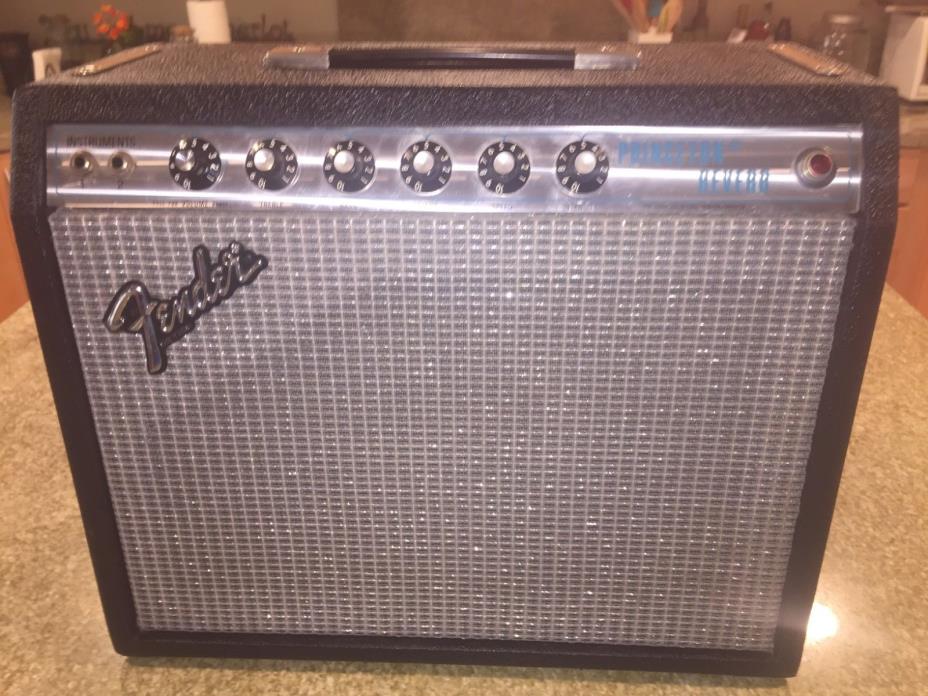 Vintage Fender Princeton Reverb Silverface Amplifier