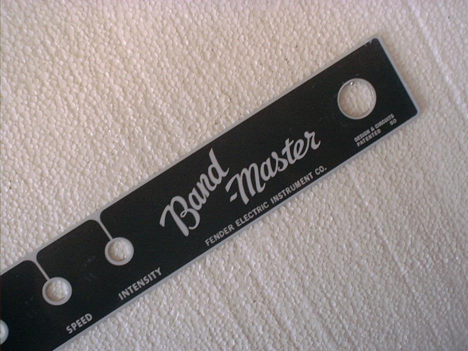 A DIRECT REPLACEMENT FENDER BANDMASTER BLACKFACE FACEPLATE