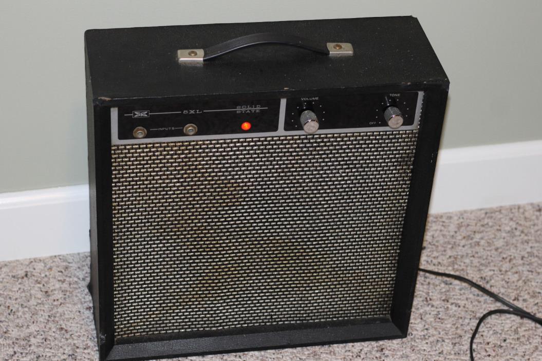 Vintage Sears 5XL solid state Guitar Amp Works!