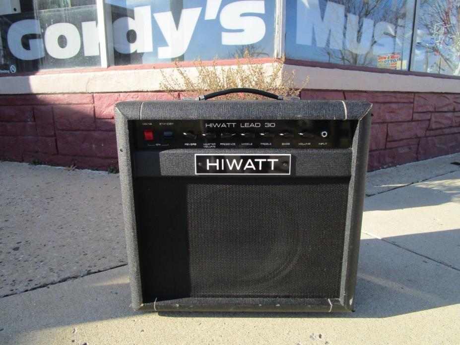 HIWATT LEAD 30 COMBO 30 watt 1983 TUBE AMPLIFIER  RARE!
