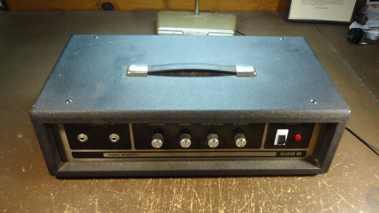 sears bass guitar amplifier 500 B vintage