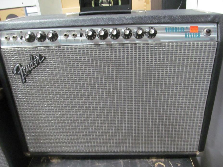 Fender 1979 Vibrolux Reverb Silverface Guitar Amplifer Combo
