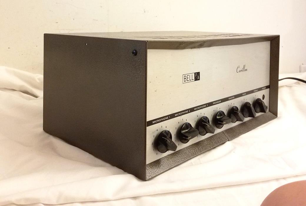 Bell Carillon Model 35-A, 35 watt 6L6GC Tube Amplifier PA #1