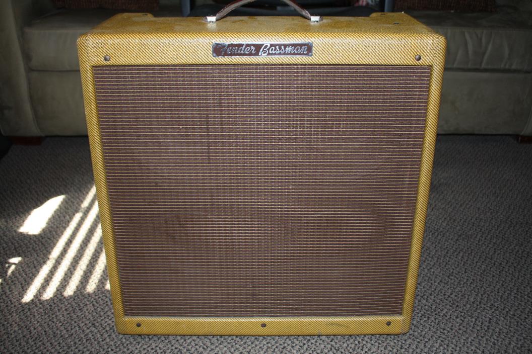 1957 Fender Bassman, Rare, Model 5E6, 2 Input version, Excellent Condition