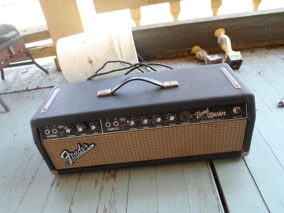 Vintage 1964 Fender Bandmaster Blackface Original Amplifier Head
