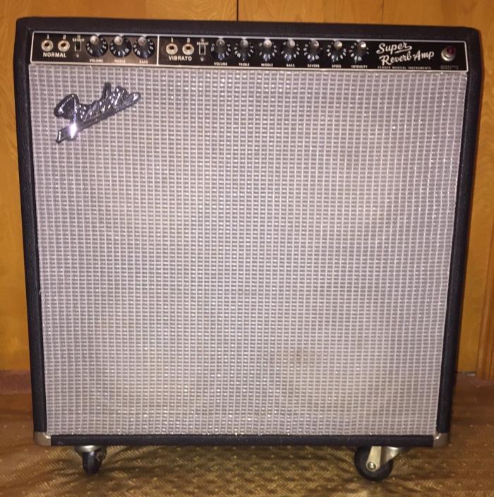 Rare all original 1966 Fender Super Reverb Blackface 4x10 Amplifier Excellent