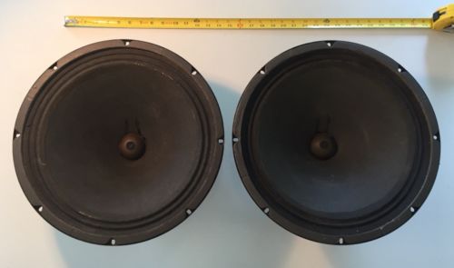 QTY 2 ~ 15 INCH VINTAGE FENDER SPEAKERS ~ 137 6843 108506 ~ 1503 G3