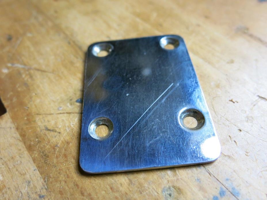 VINTAGE TEISCO JAPAN ELECTRIC GUITAR  NECK PLATE CHECK MATE ZIM-GAR GUYATONE