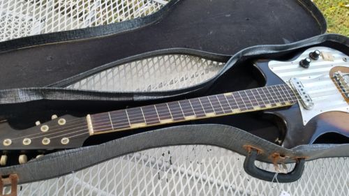 Teisco  Vintage  Electric  Guitar, 1960,s. PROJECT.