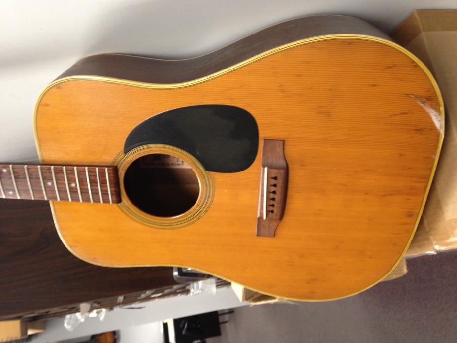 EARLY 70'S VINTAGE YASUMA CUSTOM LAWSUIT D18 MODEL130 HAND MADE IN JAPAN GUITAR
