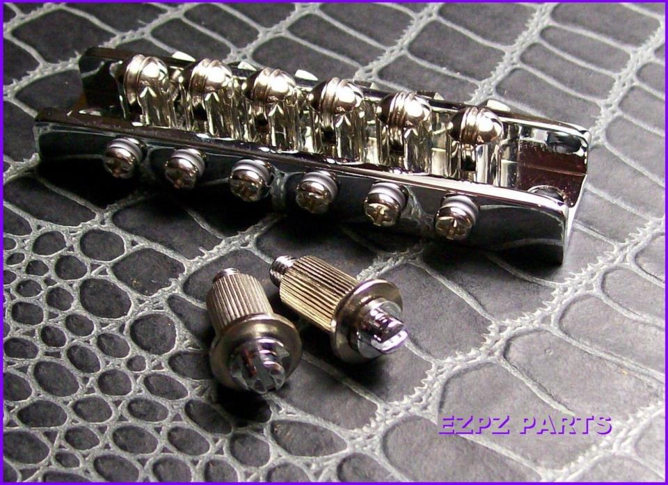 Guitar Roller Bridge Vintage Mosrite type, Teisco & others EZPZ GUITAR PARTS