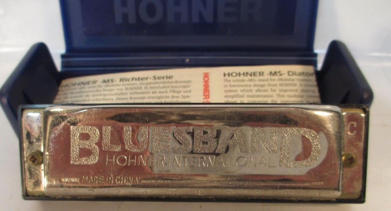 HOHNER BLUESBAND Harmonica MS M533056  E Key 532/20 Case With Booklet Germany