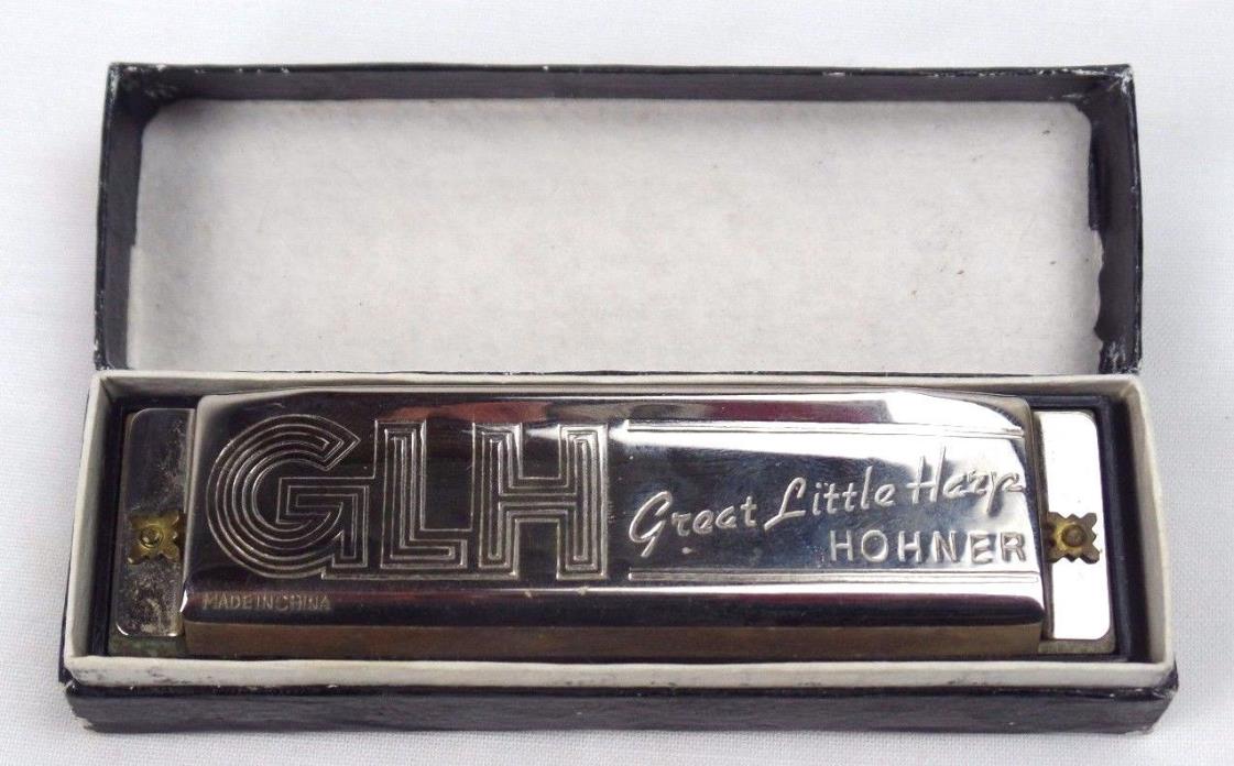 Hohner Great Little Harp Harmonica GLH Key of C, w/ Box
