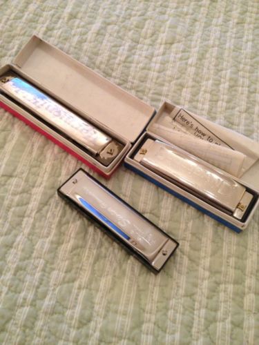 3 HARMONICAs HOHNER VINTAGE