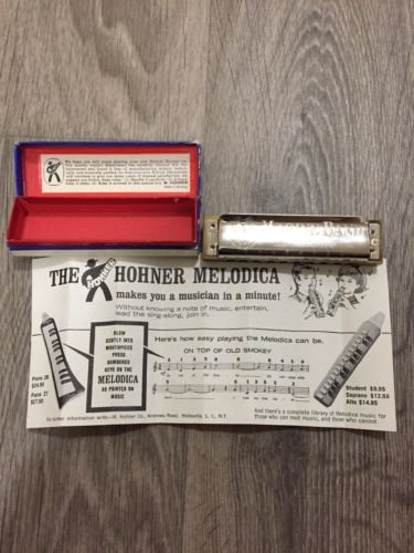 HOHNER Marine Band 1896 Classic C/Natural Minor 1896/20 10-Holes Harmonica NIB!