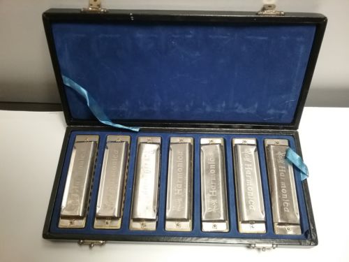 Harmonica Set Chicago Blues by Kay Set of 7 Major Chords