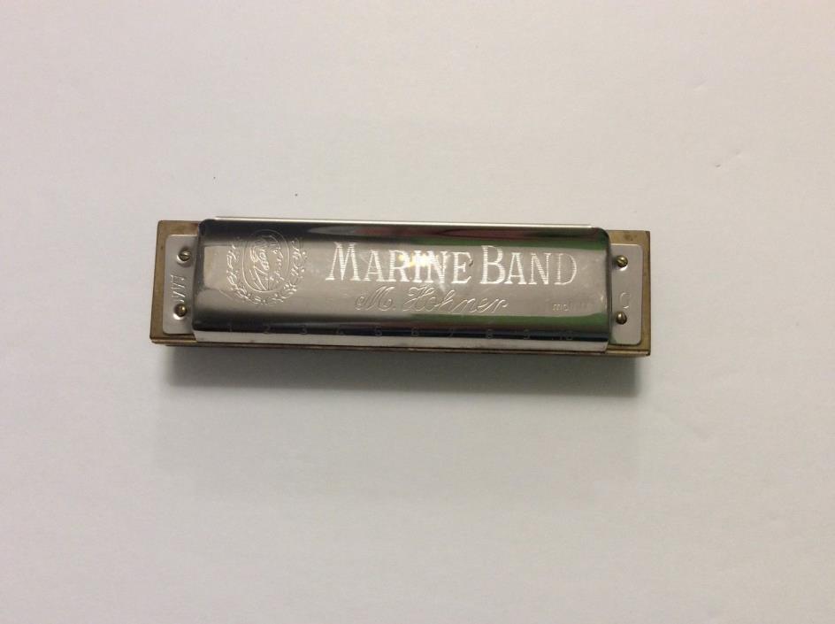 Hohner Marine Band Harmonica In G Natural Minor Excellent Condition@