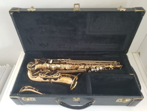 Selmer Mark VII 7 Alto Sax Saxophone plus 2 Brilhardt Mouthpieces RECENT REFURB