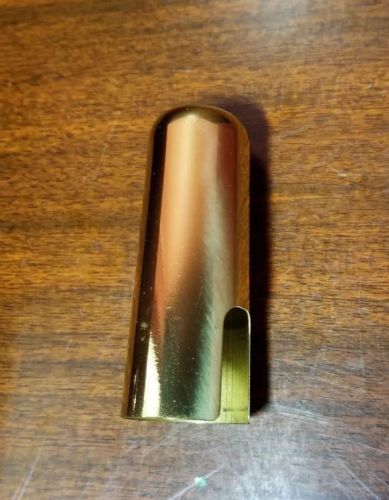 Mouthpiece Cap Alto Saxophone  Gold. American plating & mfg co