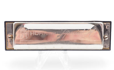 Vintage Hohner Special 20 Marine Band Harmonica in  Hard Plastic Red Case