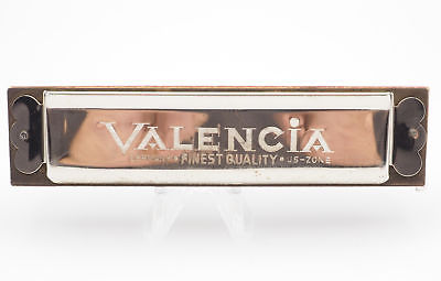 Vintage Valencia Finest Quality US Zone 32 Hole Harmonica Made in Germany No Box