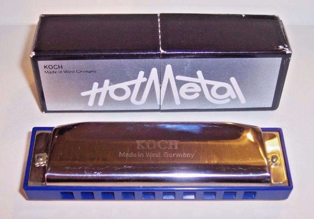 VINTAGE POST WW2 Koch Harmonica Tuned to C MADE IN WEST GERMANY