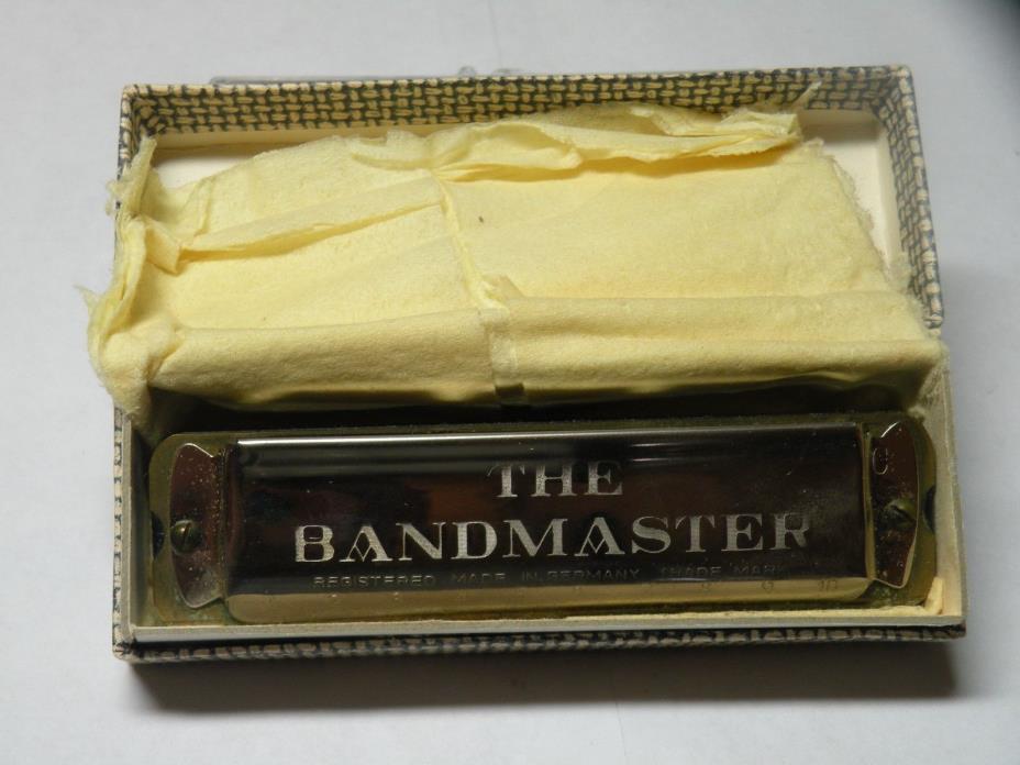 'The Bandmaster' Harmonica (C)  Made in Germany - Excellent Condition With Box
