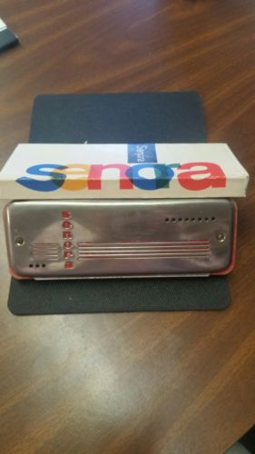 Vintage Senora Metal & Wood Harmonica Made in Poland circa 1950's