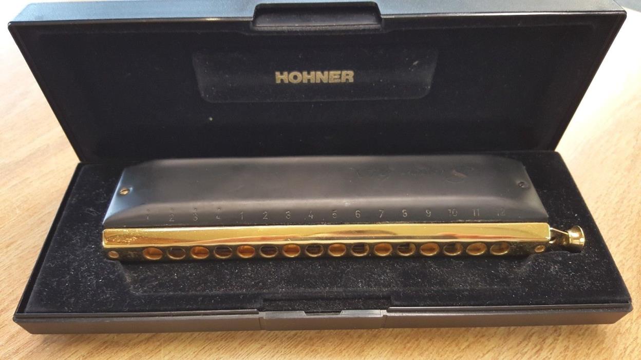 HOHNER SUPER 64X HARMONICA WITH ORIGINAL CASE