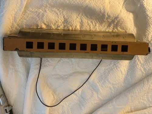 VINTAGE  HONER MARINE BAND HARMONICA SIGN STORE DISPLAY 2FT