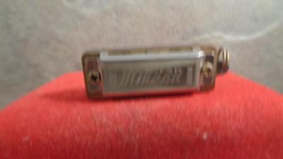 Hohner  Miniature  Harmonica  1 3/8” Long and it Woks Keychain  Vintage