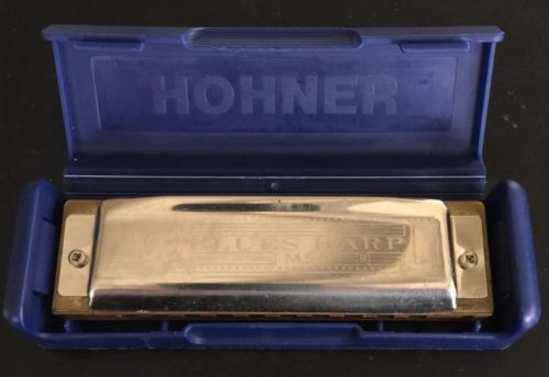 Vintage Hohner Blues Harp Harmonica with Case — Key Of A— Germany