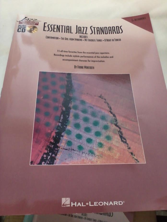 music book ESSENTIAL JAZZ STANDARDS Eb instruments & playalongCD