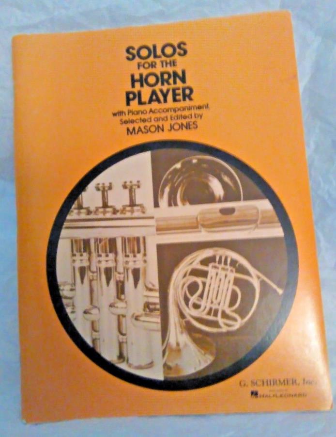 Solos for the Horn Player French Horn Piano Classical Sheet Music Book NEW