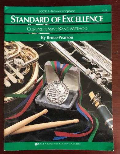 Standard Of Excelllence Comprehensive Band Method Book 3 -Bb Tenor Saxophone