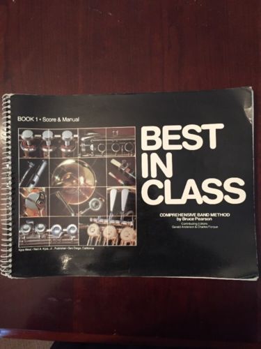 Best In Class Conductor’s Score & Manual Director 1982 Book Clarinet Sax Trumpet
