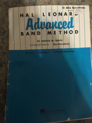 Hal Leonard Advanced Band Method E-flat Alto Saxophone Advanced Band M 006605900