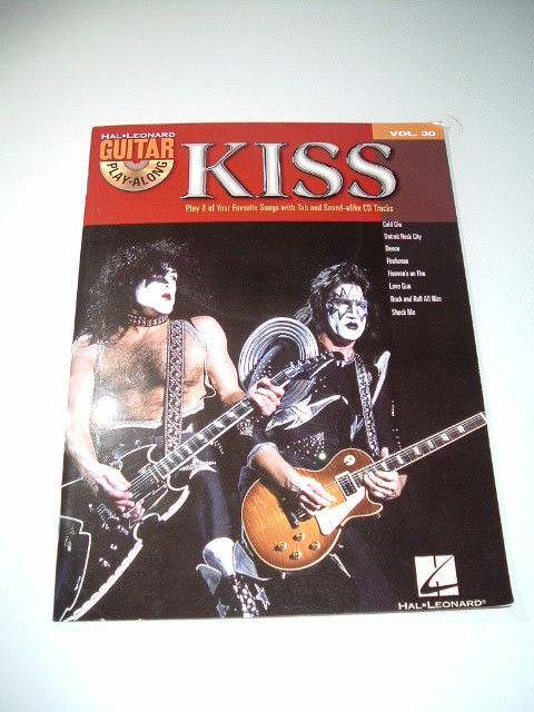 KISS Hal Leonard Guitar Play Along Vol.30 Book+Cd