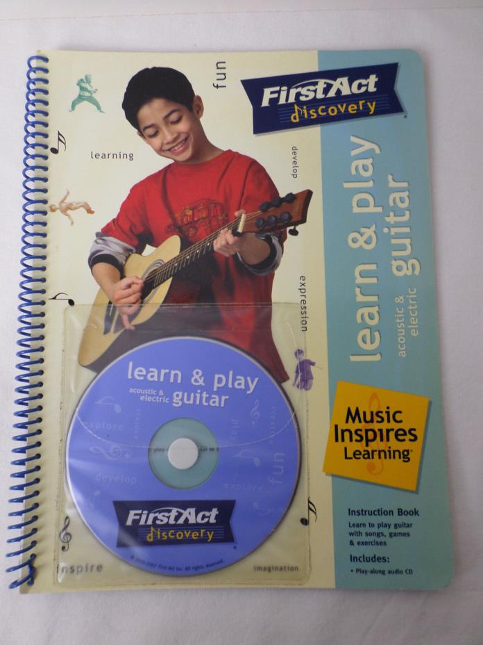 First Alert Discovery Learn & Play Guitar CD, Instructional Book & Music