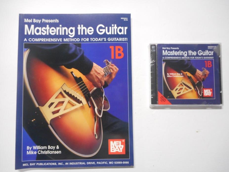 Mel Bay Mastering The Guitar 1B Book And CD. 1996 Edition. Excellent Cond.