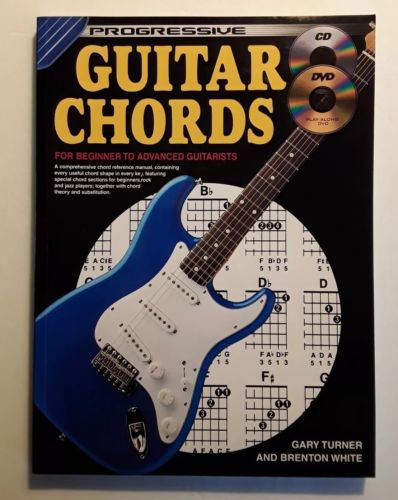 PROGRESSIVE GUITAR CHORDS FOR BEGINNER TO ADVANCED GUITARISTS, CD AND DVD...