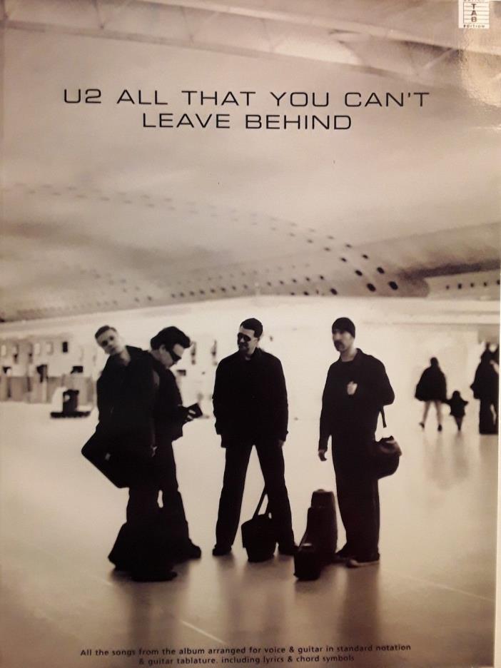 U2 - ALL THAT YOU CAN'T LEAVE BEHIND- GUITAR, VOICE - TAB & NOTATION