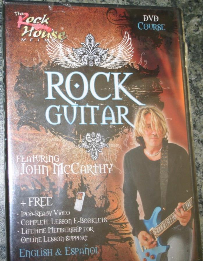 The Rock House method, DVD course, Rock Guitar, featuring John McCarthy DVD