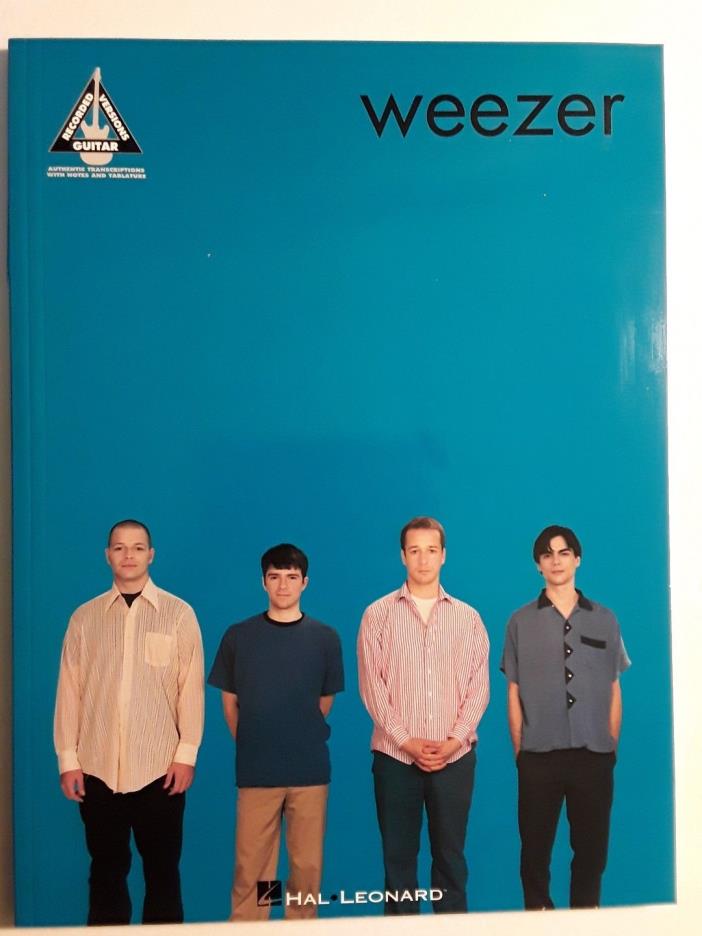 WEEZER - BOOK  - GUITAR, RECORDED VERSIONS - HAL LEONARD PUBLICATION; TAB & NOTE